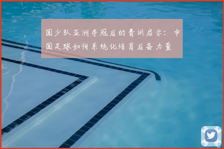 国少队亚洲夺冠后的青训启示:中国足球如何系统化培育后备力量